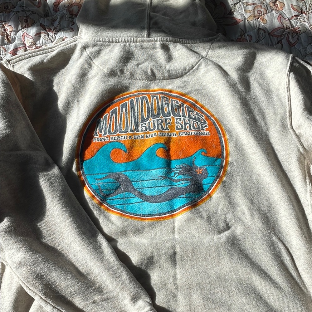 Moondoggies Hoodie in Cream